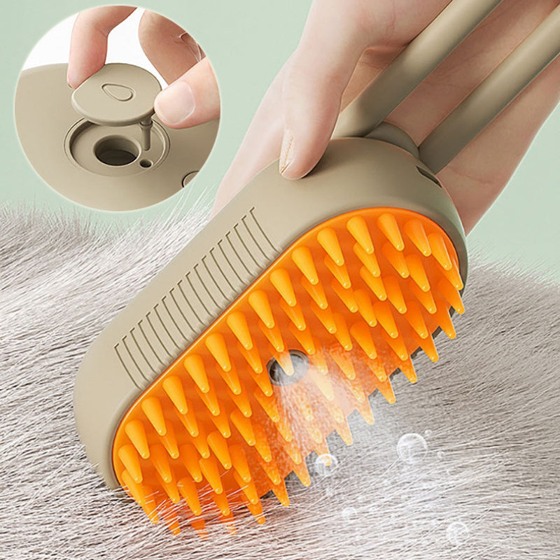 3 In 1 Electric Spray Brush For Pet Grooming & Hair Removal - Pet Square